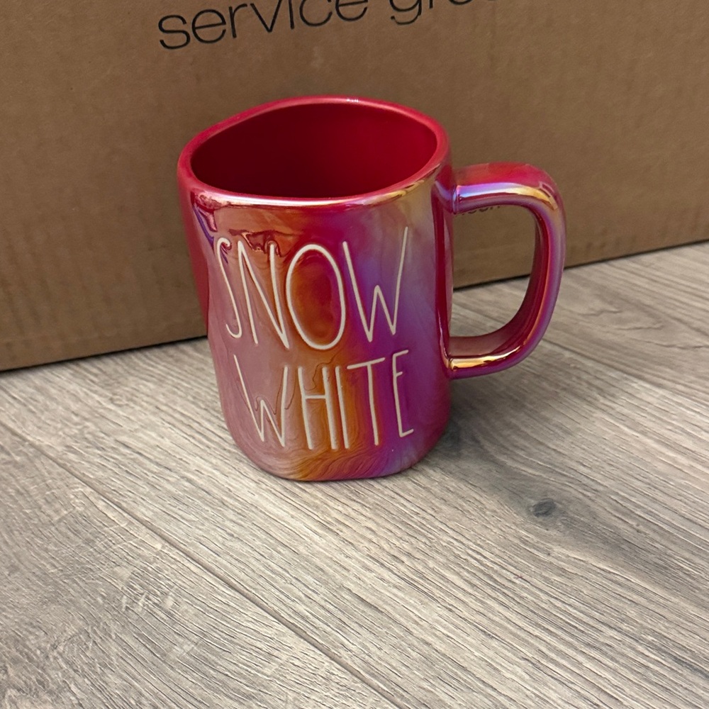 Disney Snow White Vibrant Red and Orange Mug